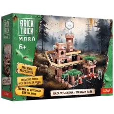 Brick Trick строим от тухли: Военна база 340 части строителна игра - Trefl изображение 1