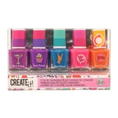 Canenco: Create it! Комплект с лакове за нокти 5 броя с цветови промени изображение 1