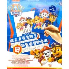 Canenco: Paw Patrol Фелт Арт и Оцветяване Книга
