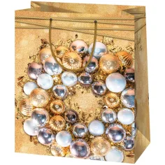 Cardex: Златна голяма подаръчна чанта 26x13x33cm