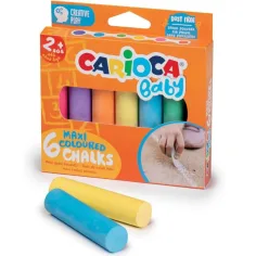 Carioca: Baby Maxi цветни тебешири 6бр.