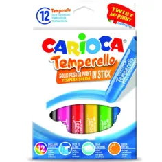 Carioca: Цветни темперни стикове 6бр. за пране