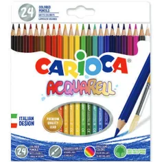 Carioca: Комплект цветни акварелни моливи 24бр.