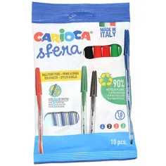 Carioca: Комплект цветни химикалки 10бр