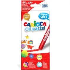 Carioca: Maxi Маслени пастели комплект 12бр.