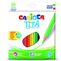 Carioca: Тита цветни моливи 24бр.
