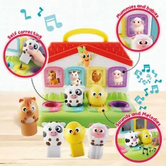 Carotina Baby: Образователна игра за подреждане с животни от фермата - Lisciani изображение 3