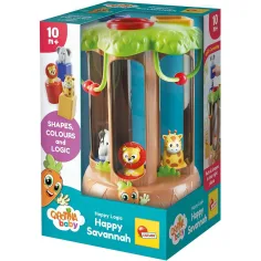 Carotina Baby: Happy Logic Саванна животинска форма разпознаваща игра - Lisciani