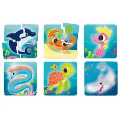 Carotina Baby: Пъзел с морски животни изображение 2