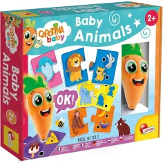 Carotina baby: Животинско съвпадение развиваща игра с говорещо перо - Lisciani