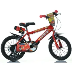 Cars червен детски велосипед размер 16 - Dino Bikes велосипед