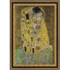 Целувката, Klimt - 500 части пъзел с рамка - Trefl