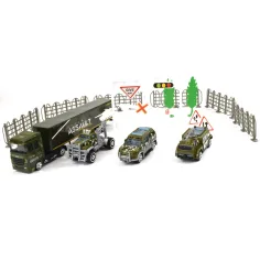 Chariot Die-Cast: Метален военен автомобилен комплект с аксесоари в два варианта изображение 2