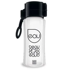 Черна прозрачна бутилка 450ml