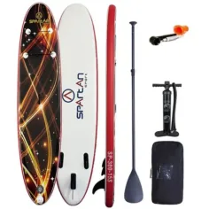 Черно Solar SP-320 SUP комплект за гребане 320см - Spartan
