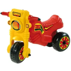 Червен кросов мотоциклет с педали - D-Toys