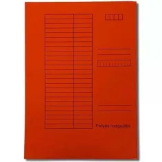Червен папка с ластик A/4 230g