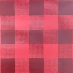 Червена каре опаковъчна хартия 200x70cm