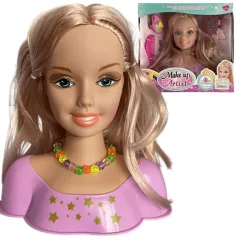 Чесана кукла с руса коса, лъкове и аксесоари