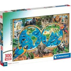 Чудесният животински свят 300бр. Super пъзел - Clementoni