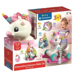 Clementoni Baby: 3 в 1 интерактивна люлка еднорог изображение 1