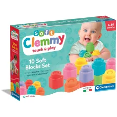 Clemmy 10 броя меки строителни блокчета - Clementoni