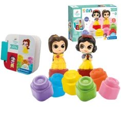 Clemmy: Disney Princess меки строителни блокчета развиваща игра - Clementoni