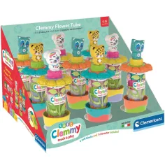 Clemmy: Меки цветни строителни блокчета с фигурка в цветна кутия 1бр - Clementoni