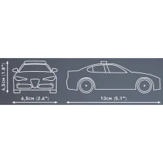 COBI: Alfa Romeo Giulia Quadrifoglio полицейска кола конструктор (24606) изображение 4