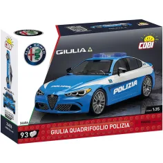 COBI: Alfa Romeo Giulia Quadrifoglio полицейска кола конструктор (24606)
