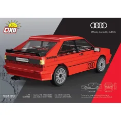 COBI: Audi Quattro 1980 автомобилен конструктор (24664) изображение 2