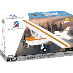 COBI: Cessna 172 Skyhawk оранжево-бял строителен комплект (26623)