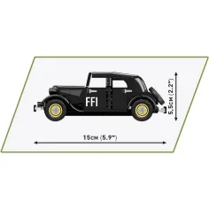 COBI: Citroën Traction 11CV BL автомобилен конструктор (2266) изображение 3