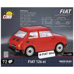 COBI: Fiat 126p EL автомобилен конструктор (24531) изображение 2