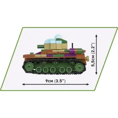 COBI: Panzer I, Renault R35 и Valentine IX – 3 в 1 строителна играчка (2740) изображение 6