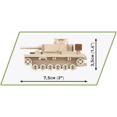 COBI: Panzer III Ausf. L немски танк строителен комплект (3090) изображение 5