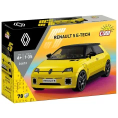 COBI: Renault 5 E-Tech жълта кола конструктор (24673)