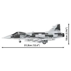 COBI: SAAB JAS 39 Gripen E изтребител строителен комплект (5820) изображение 7