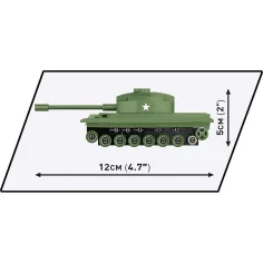 COBI: Patton M48 танк строителен комплект (3104) изображение 4