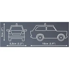 COBI: Трабант 601 пожарна кола конструктор (24555) изображение 3