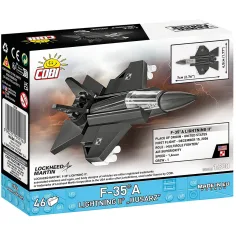 COBI: Въоръжени сили F-35A Lightning II "Хусар" конструкторска играчка (5926) изображение 4