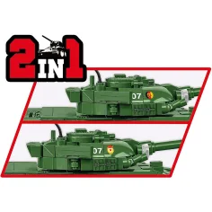 COBI: Въоръжени сили T-72 (Източна Германия/Съветски) танк конструктор (2625) изображение 6