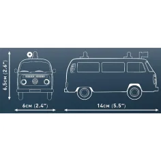 COBI: Volkswagen T2b Пожарна кола строителен комплект (24622) изображение 4