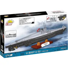 COBI: WW II Подводница U-52 (Тип VIIB) строителен комплект (4852) изображение 7