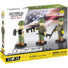 COBI: WWII D ден 6 юни 1944 фигура комплект (2058)