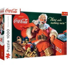 Coca-Cola Дядо Коледа 1000бр. премиум плюс пъзел - Trefl