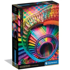 Colorboom Collection: Цветни стълби 500 части пъзел - Clementoni