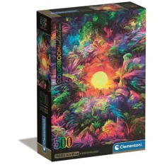 Colorboom Collection: Психеделичен 500 части Компактна пъзел - Clementoni