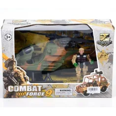 Combat Force 9 Разузнавателен хеликоптер с фигурка