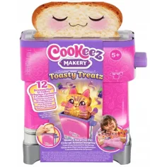 COOKEEZ Makery: Toasty Treatz тостер комплект за игра с изненада плюшено животно